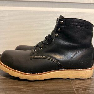 Wolverine Black 1000 Mile Plain Toe Wedge Boot W990130 Size: 11.5
